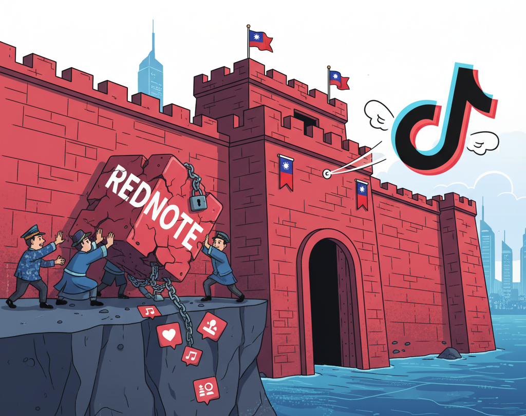 🇹🇼 Pourquoi Taiwan bloque RedNote (mais pas TikTok)