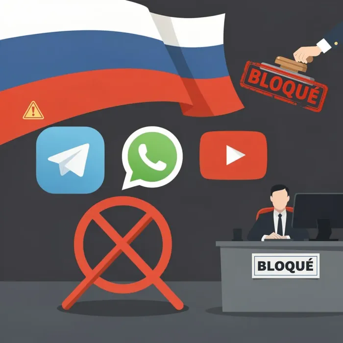 🇷🇺 Spaciba Telegram, WhatsApp et YouTube (mais le Kremlin ne veut plus de vous)